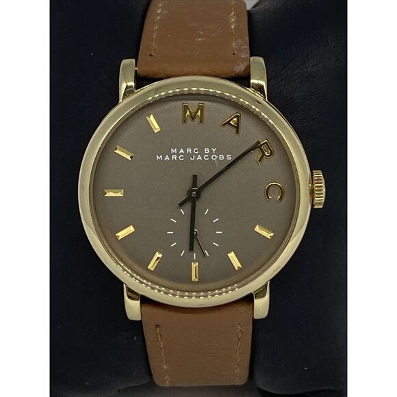 Marc By Marc Jacobs MBM8631 Womens Brown Leather Analog Dial Quartz Watch WFH116 - Picture 2 of 12